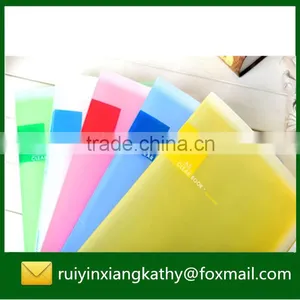 Transparent Colourful Plastic Soft Cover Display Book thumbnail-1
