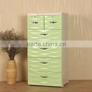 Whosesale Fashion 4-ALYER Plastic Clother Storage Drawer With Two Locks thumbnail-5