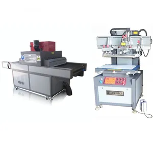 TM-Z2D Electric Vertical Screen Printing Machine With uv Tunnel Curing Machine Factory thumbnail-1