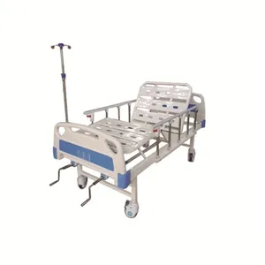 Medical Bed / Nursing Bed / ABS Material at the Head and Tail of the Bed / the Head of the Bed Can be Swung up thumbnail-4