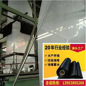 White 1.0mm LDPE Geomembrane for Drinking Water Source, Reservoir Canal Anti-seepage and Smooth Surface thumbnail-2