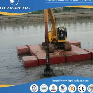 Advanced Excavator Modular Floating Platform Barge for Marine Transport thumbnail-3
