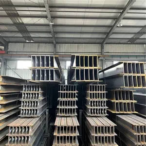 High Frequency Welded Custom Thickness H Section I Beam Q235 SS300 Carbon Steel Construction H and I Beam Steel thumbnail-2
