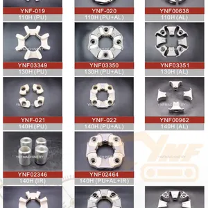 YNF Excavator Hydraulic Pump Coupling 16H 25H 30H 35H 40H 45H 50H 90H 110H 140H 160H 240H Flexible Rubber Coupling Assy thumbnail-6