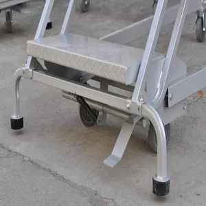 Mobile Platform Ladder With Self-locking, High-altitude Ladder Foot Brake, eu ce thumbnail-4