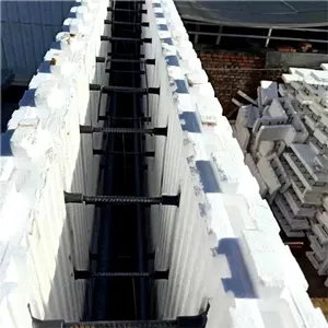Build Blocks ICFs Forms Wall Construction ICFs Wall Blocks Fireproof Heat-Insulating ICF EPS Foam Module Block for Building thumbnail-2