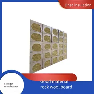 Jinsa 1200*600*60mm Steel Mesh Rock Wool Board With Low Thermal Conductivity, Factory Wholesale thumbnail-4