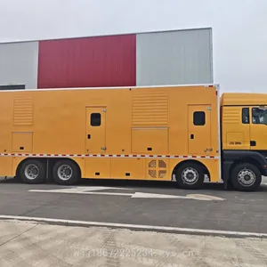Sinotruk Shandeka 8*4 Mobile Power Supply Vehicle With 1000kw Generator Set for Emergency Engineering and Field Power Supply thumbnail-3