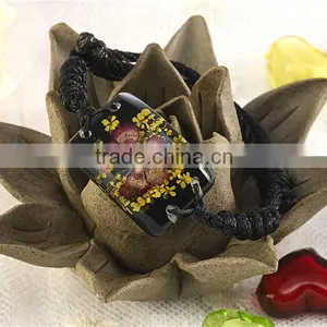 Wholesale Real Flower Insect Inserted 2015 Fashion Bracelet thumbnail-1