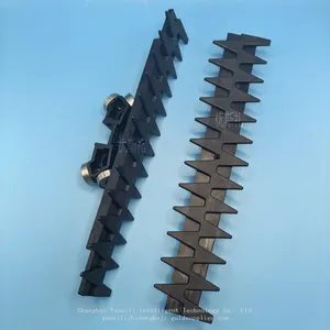 1873 High-Speed Screw Machine Special Chain，Sawtooth Four-Leg Bearing Spiral Machine Chain Plate，Turning Steel Base Chain Plate thumbnail-3