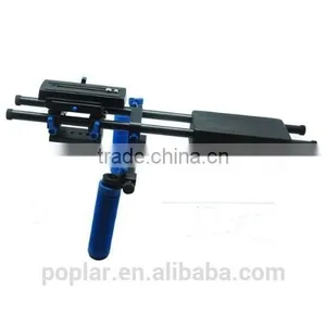 Poplar DSLR Shoulder PAD Support Mount Rig+Hand Grip+Follow Focus+Digital Matte Box M3 Video Movie Kit For DV HDV HD Camcorder D thumbnail-4