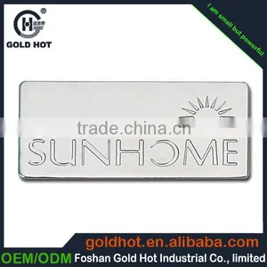New Product Promotional Argentate Nameplate,metal Stickers thumbnail-1