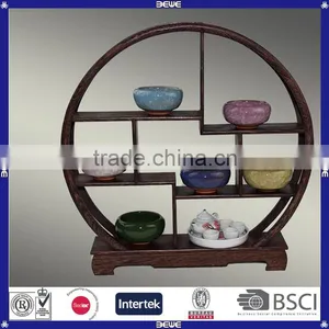 Cheap Price Wooden Round Virtu Shelf thumbnail-1
