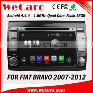 Wecaro Android 4.4.4 Touch Screen 3G WIFI Navigation System Dvd Player for Fiat Bravo Car Radio 2007 2008 2009 2010 2011 2012 thumbnail-1