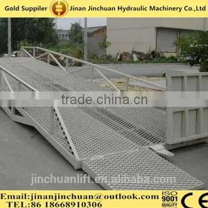 0.9~1.7m, 8 Ton Front Load Containers /hydraulic Loading Ramp /adjustable Loading Ramp thumbnail-1