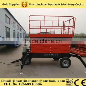 500kg Used 4 Post Car Lift For Sale Mobile Hydraulic Car Lift thumbnail-2