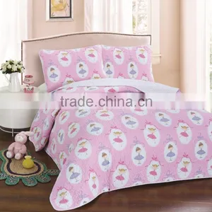 Nice Dancing Girl Children Bedspread , 100% Cotton thumbnail-1