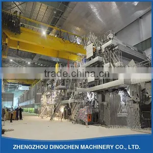 Dingchen 2400mm A4 White Color Paper Making Machinery Of China Manufacture thumbnail-4