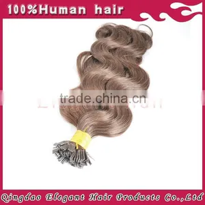 New Hair Style Blonde Flat Tip Hair Extensions Wholesale thumbnail-3