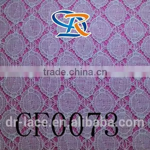 Twill Style Woven Mesh Lace Cotton/nylon Lace Fabric thumbnail-1