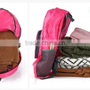 Travel Clothing Organizer Bag / Storage Mesh Pouch Colorful Bag /Tavel Fold Backpack Organizer Bag thumbnail-2