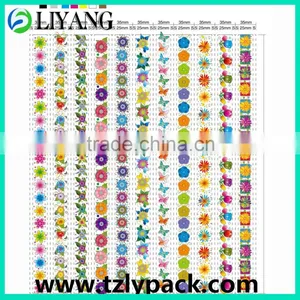 Heat Transfer Printing Film, Heat Transfer Film for Plastic, Width is 35mm, Small Flower thumbnail-1