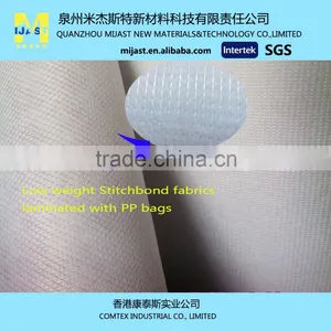 Recycled PET Stitchbond Nonwoven Fabric for Shopping Bags Lining thumbnail-1