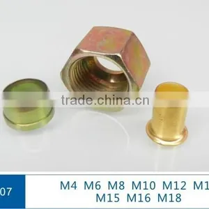 Carbon Steel Three Pieces Fitting for Nylon Tube thumbnail-4