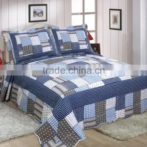 China Wholesale 100% Polyester Stake Frame Quilt for Double Beds thumbnail-1