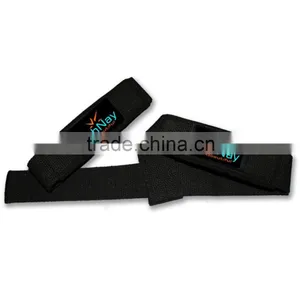 Weight Lifting Straps Made by Heavy-duty White Cotton thumbnail-1