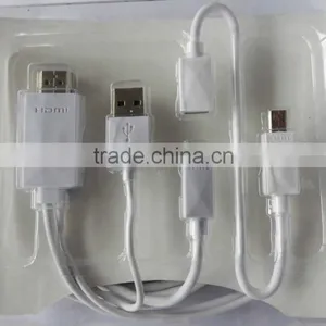 Mini Cable to av Converter Female to Vga Male Cable Micro Usb Mhl Wire thumbnail-1