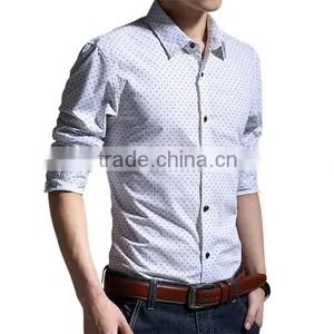Custom Printed Shirts for Men High Quality Body Fit Shirts thumbnail-3