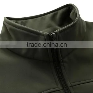 100% Polyester Soft Shell Jacket Outer Shell Jacket Wholesale thumbnail-3