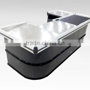 Reasonable Price Supermarket Used Checkout Counter With Belt thumbnail-1