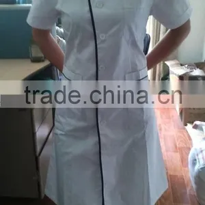 Fashionable Designed White Hospital Lab Coat thumbnail-1