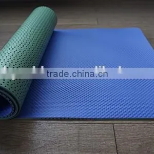 Eco Safe Non Toxic Non-skid TPE Yoga Mat With Eyelet Hole thumbnail-2