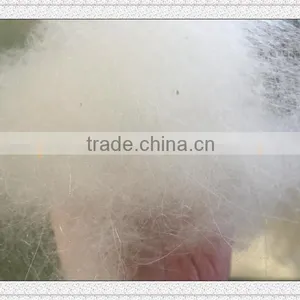 100% Wool White Dehaired Cashmere thumbnail-1