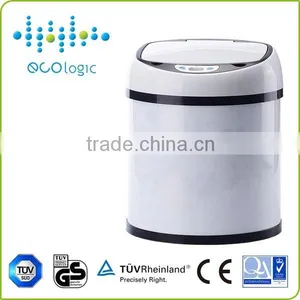 12L Abs Waste Bins, Easy to Set up Plastic Indoor Trash Cans thumbnail-6