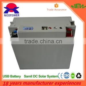 New! New Product! 12v20ah Multi-function USB Battery Power Station Use for Camping thumbnail-2