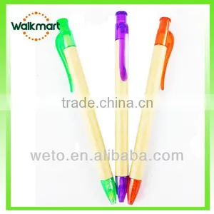 Professtional Manufacture Eco Cheap Kraft Paper Recycled Pen thumbnail-1