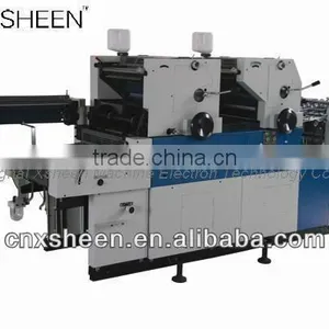 Pneumatic Double Colors Offset Press Machine With Numbering ,printer Machine XH256 thumbnail-1