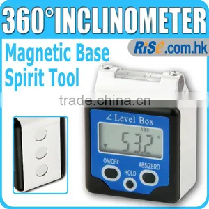 Digital Level Angle Gauge 0 ~ 360 Degree Protractor Slope Inclinometer thumbnail-1