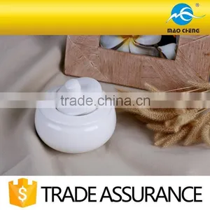 Plain Domestic Ceramic Chafing Sugar Pot thumbnail-1