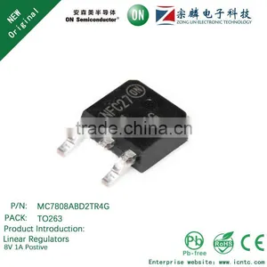 Genuine Original MC7808ABD2TR4G TO263 Linear Regulators 1A 8V thumbnail-1