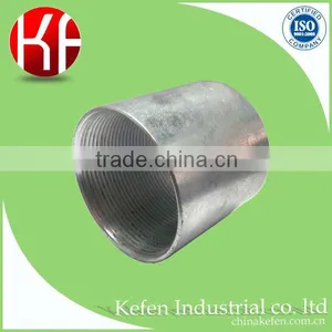 1/2"-4" NPT Thread Galvanised Rigid Steel IMC Conduit Couplings of Electrical Pipe Fittings thumbnail-1