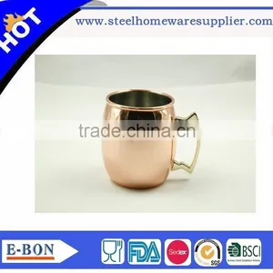 Hot Sale 16oz Manufacturer Moscow Mule Copper Solid Mug Quality Choice thumbnail-1