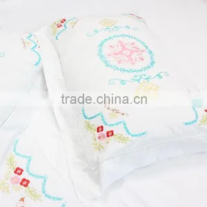 Luxury Egyptian Cotton Bedding Set With Embroidery thumbnail-1