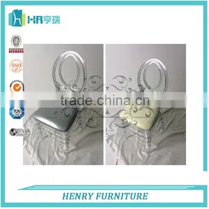 Transparent Crystal Resin Royal Chair Crystal Resin Phoenix Chair thumbnail-2