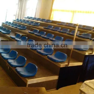 Spot Wholesale Telescopic Grandstand With Blow Molding Chair thumbnail-2