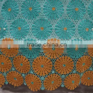 Nigerian Wedding Cotton Lace Africa Watersoluble Lace Africa Dry Lace Fabris thumbnail-6